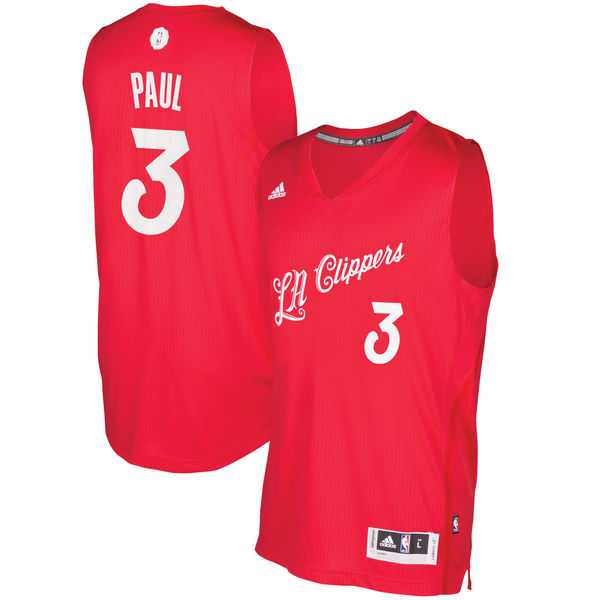 Men's LA Clippers #3 Chris Paul Red 2016 Christmas Day NBA Swingman Jersey