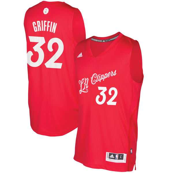 Men's LA Clippers #32 Blake Griffin Red 2016 Christmas Day NBA Swingman Jersey