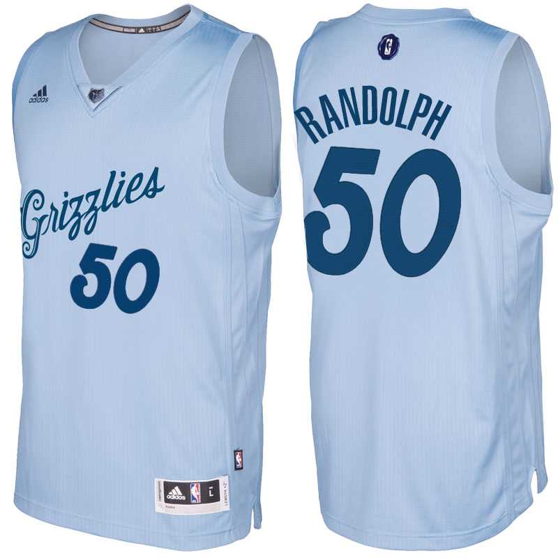 Men's Memphis Grizzlies #50 Zach Randolph Light Blue 2016 Christmas Day NBA Swingman Jersey