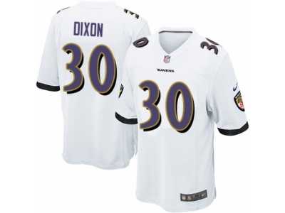Men's Nike Baltimore Ravens #30 Kenneth Dixon Game White NFL Jersey Men's Nike Baltimore Ravens #30 Kenneth Dixon Game White NFL Jersey