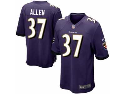 Men's Nike Baltimore Ravens #37 Javorius Allen Game Purple Team Color NFL Jersey