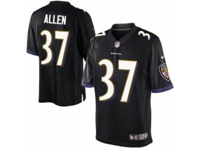 Men's Nike Baltimore Ravens #37 Javorius Allen Limited Black Alternate NFL Jersey