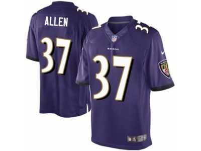 Men's Nike Baltimore Ravens #37 Javorius Allen Limited Purple Team Color NFL Jersey