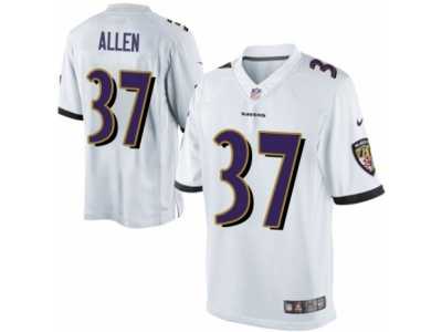 Men's Nike Baltimore Ravens #37 Javorius Allen Limited White NFL Jersey