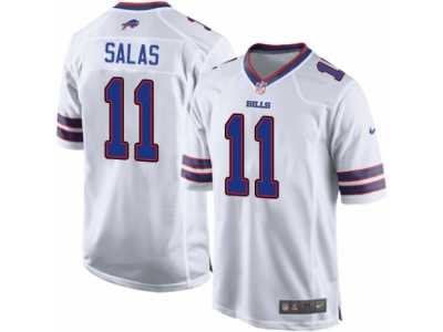Men's Nike Buffalo Bills #11 Greg Salas Game White NFL Jersey