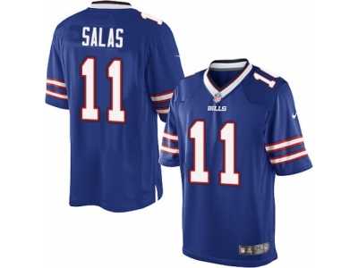 Men's Nike Buffalo Bills #11 Greg Salas Limited Royal Blue Team Color NFL Jersey