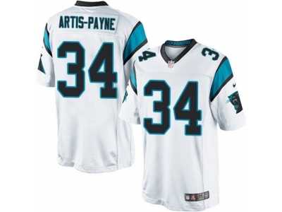 Men's Nike Carolina Panthers #34 Cameron Artis-Payne Limited White NFL Jersey