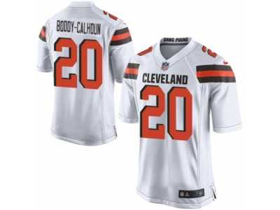 Men's Nike Cleveland Browns #20 Briean Boddy-Calhoun Game White NFL Jersey