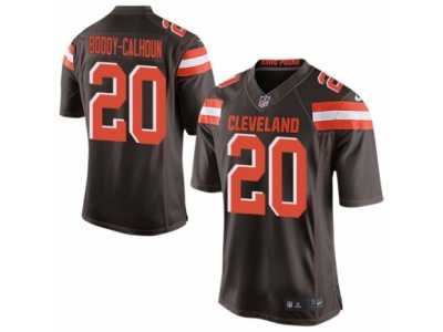 Men's Nike Cleveland Browns #20 Briean Boddy-Calhoun Limited Brown Team Color NFL Jersey