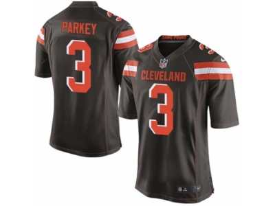 Men's Nike Cleveland Browns #3 Cody Parkey Game Brown Team Color NFL Jersey