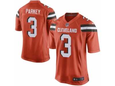 Men's Nike Cleveland Browns #3 Cody Parkey Game Orange Alternate NFL Jersey