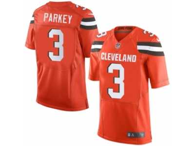 Men's Nike Cleveland Browns #3 Cody Parkey Limited Orange Alternate NFL Jersey