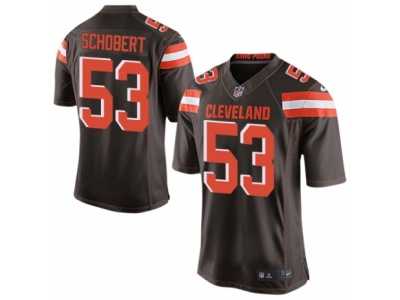 Men's Nike Cleveland Browns #53 Joe Schobert Limited Brown Team Color NFL Jersey Men's Nike Cleveland Browns #53 Joe Schobert Limited Brown Team Color NFL Jersey