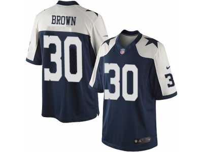 Men's Nike Dallas Cowboys #30 Anthony Brown Limited Navy Blue Throwback Alternate NFL Jersey