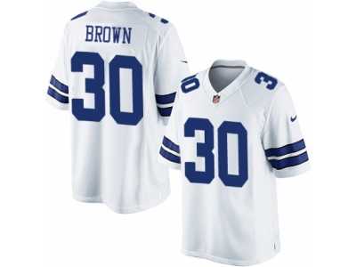 Men's Nike Dallas Cowboys #30 Anthony Brown Limited White NFL Jersey