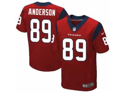 Men's Nike Houston Texans #89 Stephen Anderson Elite Red Alternate NFL Jersey
