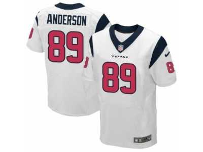 Men's Nike Houston Texans #89 Stephen Anderson Elite White NFL Jersey