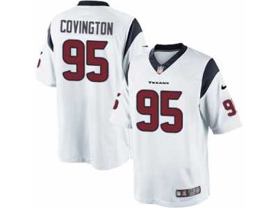 Men's Nike Houston Texans #95 Christian Covington Limited White NFL Jersey