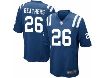 Men's Nike Indianapolis Colts #26 Clayton Geathers Game Royal Blue Team Color NFL Jersey