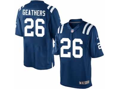 Men's Nike Indianapolis Colts #26 Clayton Geathers Limited Royal Blue Team Color NFL Jersey