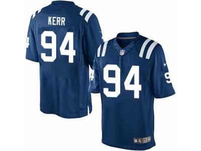 Men's Nike Indianapolis Colts #94 Zach Kerr Limited Royal Blue Team Color NFL Jersey