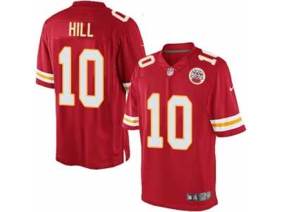 Men's Nike Kansas City Chiefs #10 Tyreek Hill Limited Red Team Color NFL Jersey