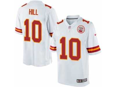 Men's Nike Kansas City Chiefs #10 Tyreek Hill Limited White NFL Jersey