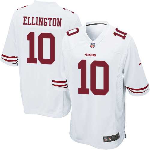 Men's Nike San Francisco 49ers #10 Bruce Ellington Game White NFL Jersey