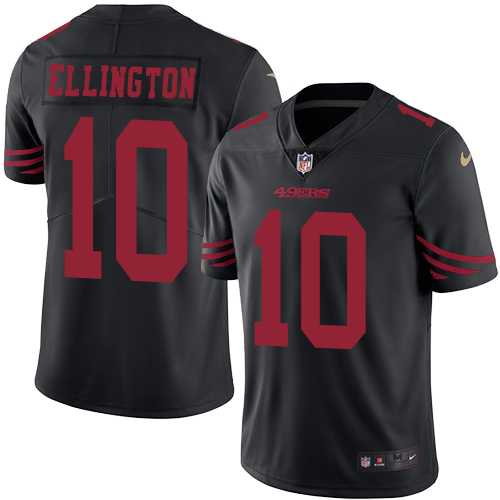 Men's Nike San Francisco 49ers #10 Bruce Ellington Limited Black Rush NFL Jersey