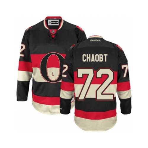 Men's Ottawa Senators #72 Thomas Chabot Black New Third NHL Jersey