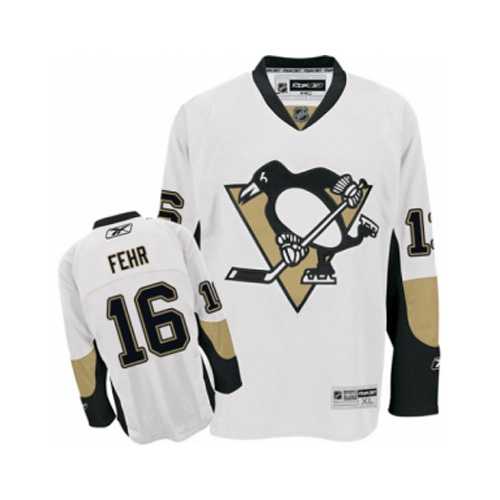 Men's Pittsburgh Penguins #16 Eric Fehr White Away NHL Jersey Men's Pittsburgh Penguins #16 Eric Fehr White Away NHL Jersey