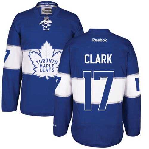 Men's Toronto Maple Leafs #17 Wendel Clark Royal Centennial Classic Stitched NHL Jersey