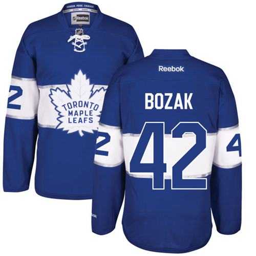 Men's Toronto Maple Leafs #42 Tyler Bozak Royal Centennial Classic Stitched NHL Jersey