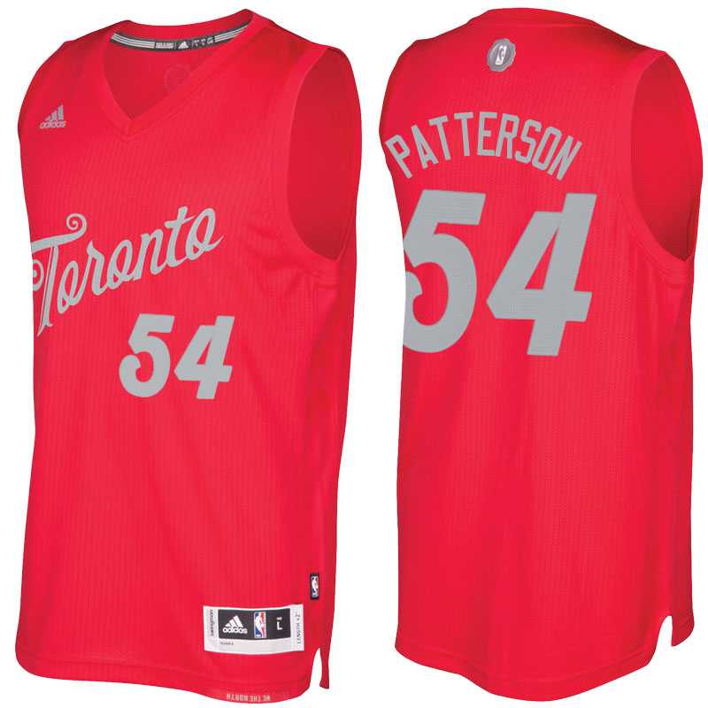 Men's Toronto Raptors #54 Patrick Patterson Red 2016 Christmas Day NBA Swingman Jersey