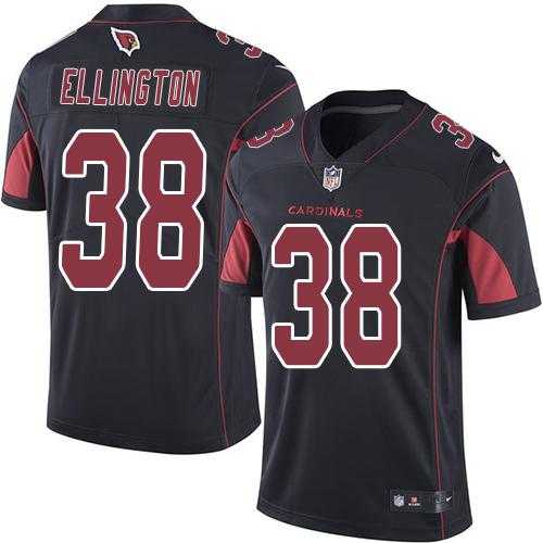 Nike Arizona Cardinals #38 Andre Ellington Black Men's Stitched NFL Limited Rush Jersey