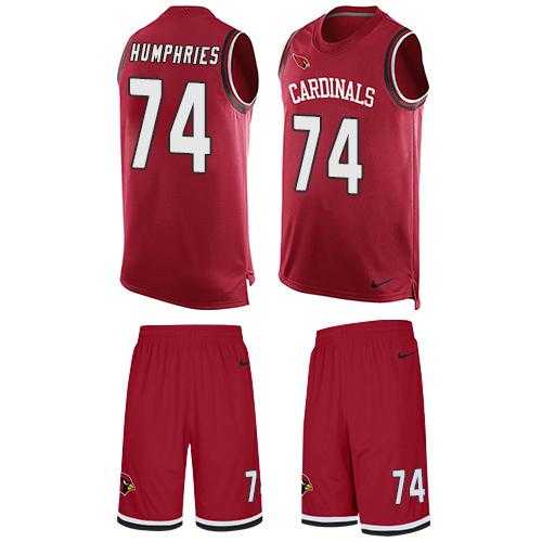 Nike Arizona Cardinals #74 D.J. Humphries Red Team Color Men's Stitched NFL Limited Tank Top Suit Jersey