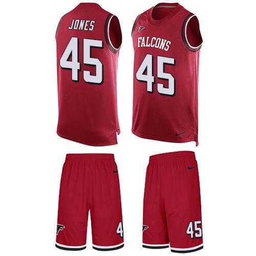 Nike Atlanta Falcons #45 Deion Jones Red Team Color Men's Stitched NFL Limited Tank Top Suit Jersey