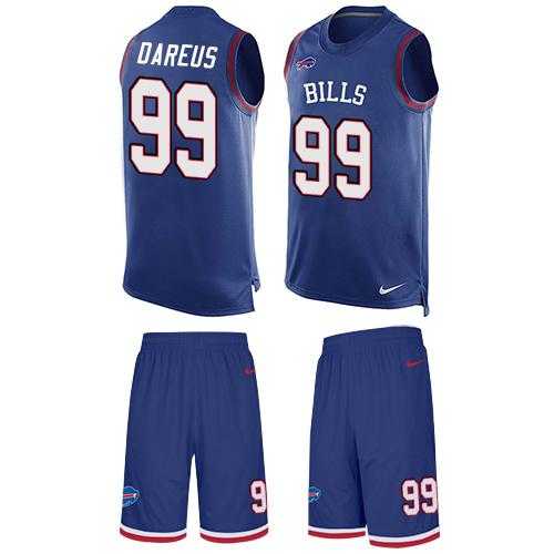 Nike Buffalo Bills #99 Marcell Dareus Royal Blue Team Color Men's Stitched NFL Limited Tank Top Suit Jersey