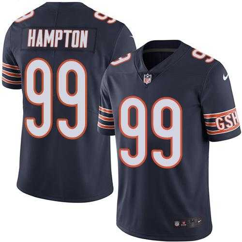 Nike Chicago Bears #99 Dan Hampton Navy Blue Men's Stitched NFL Limited Rush Jersey