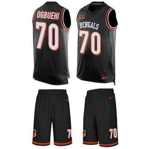 Nike Cincinnati Bengals #70 Cedric Ogbuehi Black Team Color Men's Stitched NFL Limited Tank Top Suit Jersey