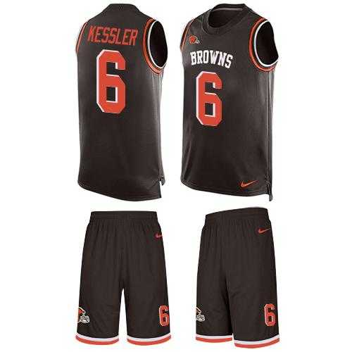 Nike Cleveland Browns #6 Cody Kessler Brown Team Color Men's Stitched NFL Limited Tank Top Suit Jersey