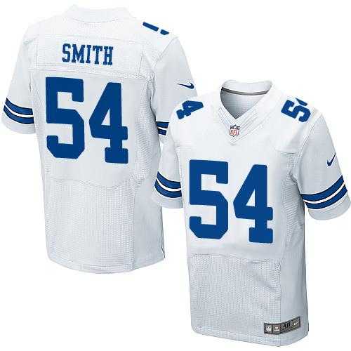 Nike Dallas Cowboys #54 Jaylon Smith White Men's Stitched NFL Elite Jersey
