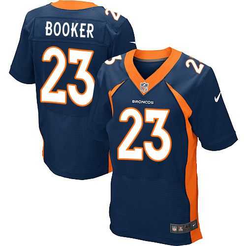 Nike Denver Broncos #23 Devontae Booker Navy Blue Alternate Men's Stitched NFL New Elite Jersey