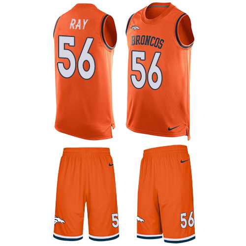 Nike Denver Broncos #56 Shane Ray Orange Team Color Men's Stitched NFL Limited Tank Top Suit Jersey