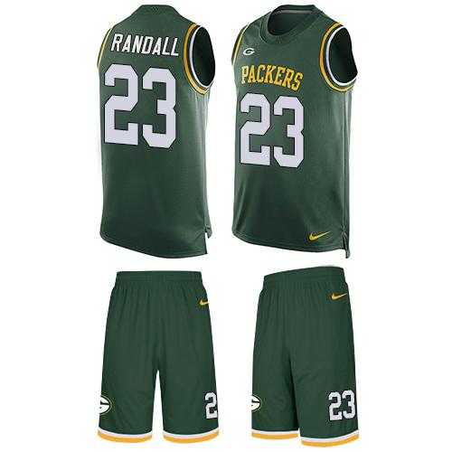 Nike Green Bay Packers #23 Damarious Randall Green Team Color Men's Stitched NFL Limited Tank Top Suit Jersey