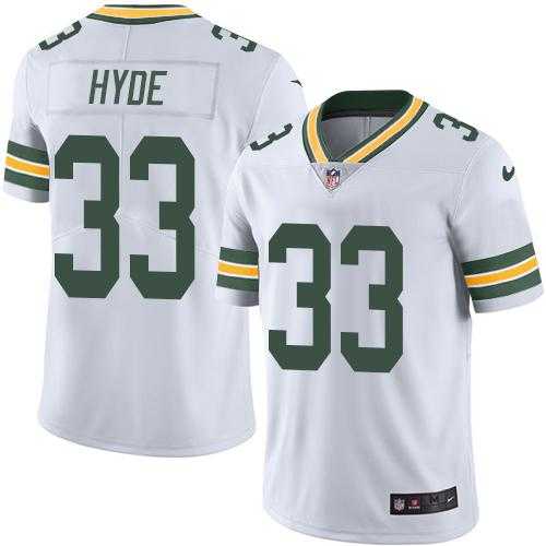 Nike Green Bay Packers #33 Micah Hyde White Men's Stitched NFL Limited Rush Jersey
