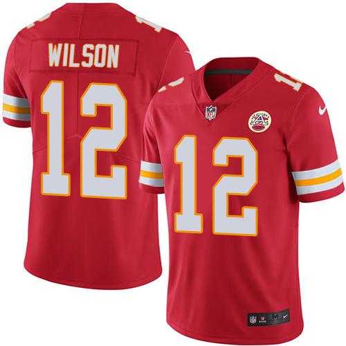 Nike Kansas City Chiefs #12 Albert Wilson Red Men's Stitched NFL Limited Rush Jersey