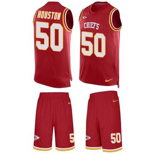 Nike Kansas City Chiefs #50 Justin Houston Red Team Color Men's Stitched NFL Limited Tank Top Suit Jersey