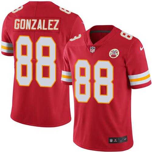 Nike Kansas City Chiefs #88 Tony Gonzalez Red Men's Stitched NFL Limited Rush Jersey