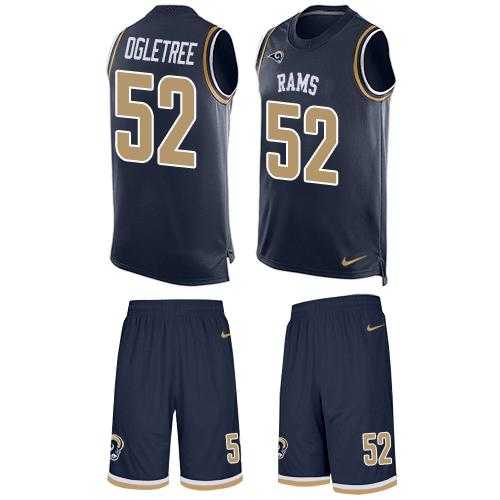 Nike Los Angeles Rams #52 Alec Ogletree Navy Blue Team Color Men's Stitched NFL Limited Tank Top Suit Jersey